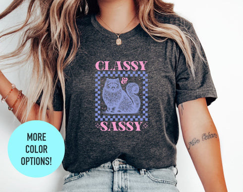 Classy Sassy Cats T-shirt, Funny Cat Shirt, Shirt For Cat Lover, Funny Cat Shirt, Cat Lover Gift, Crazy Cat Lady, Cat Shirt For Kids